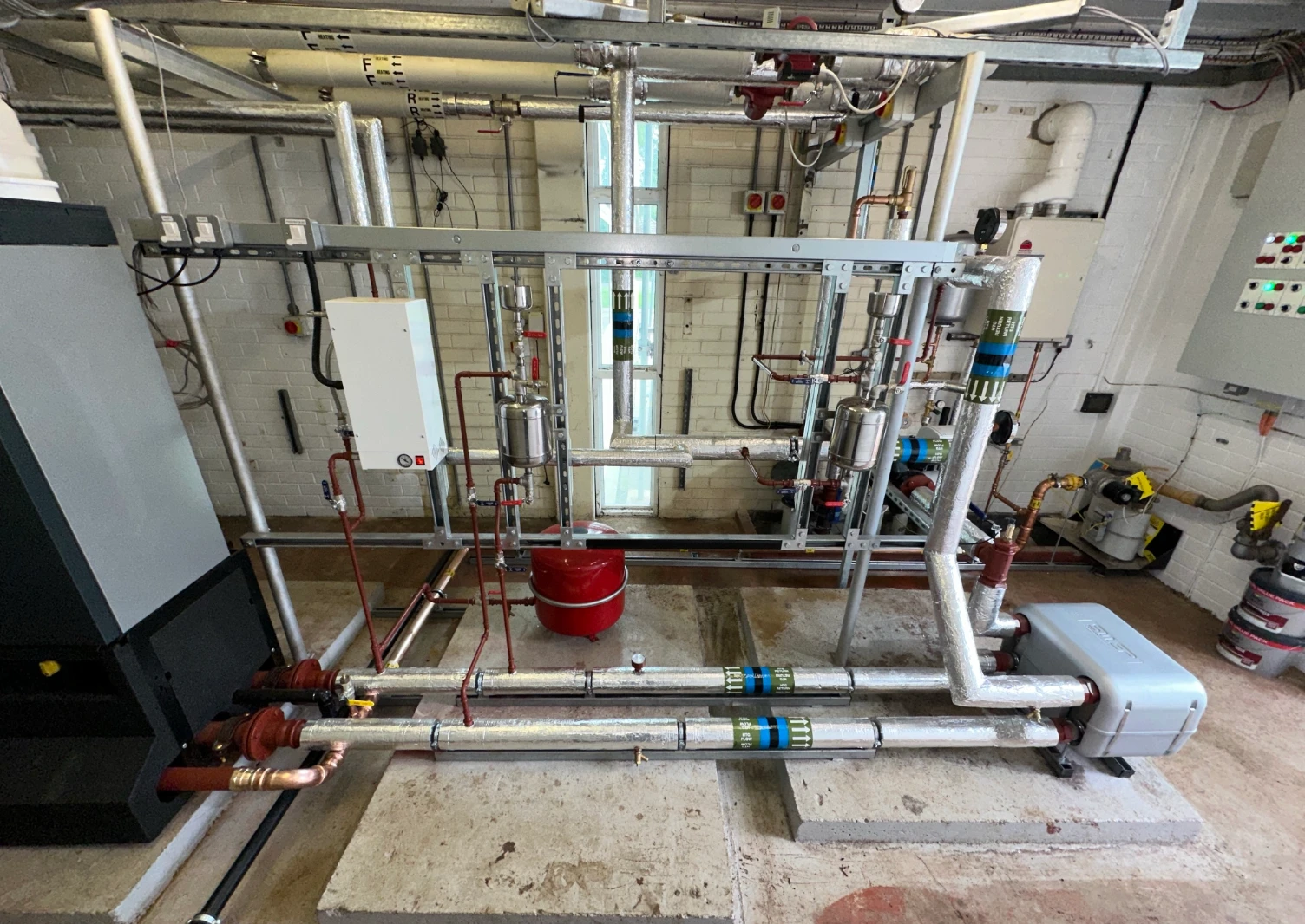 Commercial gas system installation